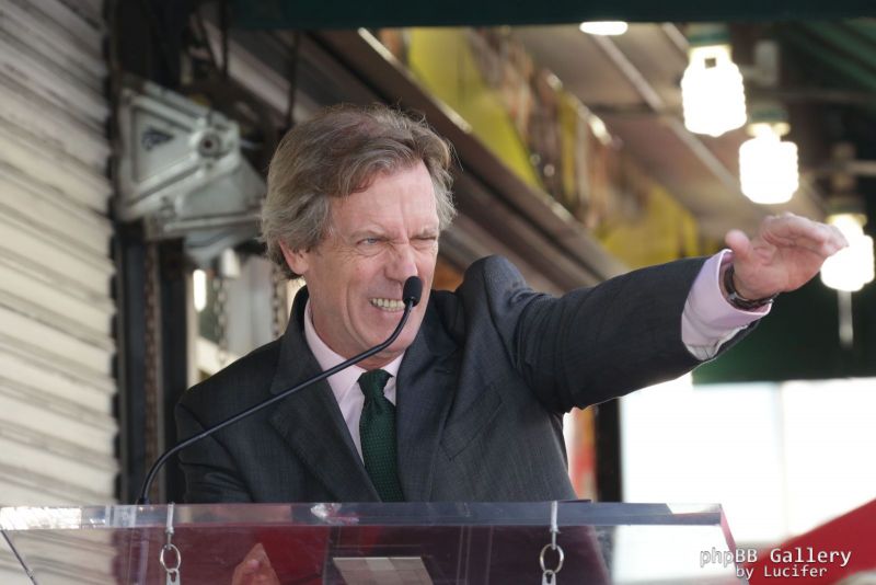 Hugh Laurie honored with star on the Walk of Fame