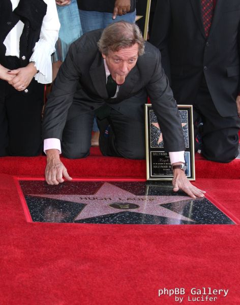 Hugh Laurie honored with star on the Walk of Fame