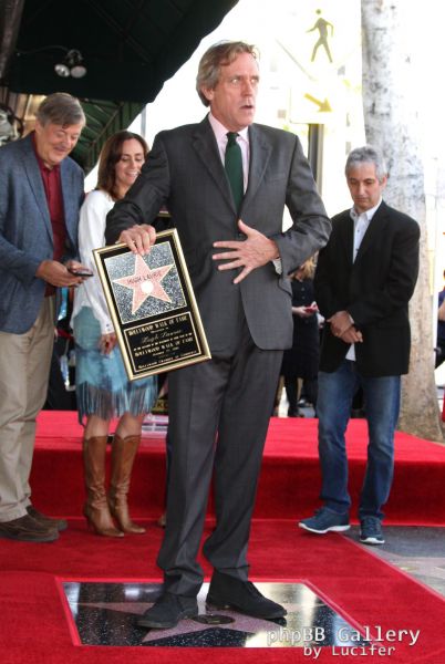 Hugh Laurie honored with star on the Walk of Fame