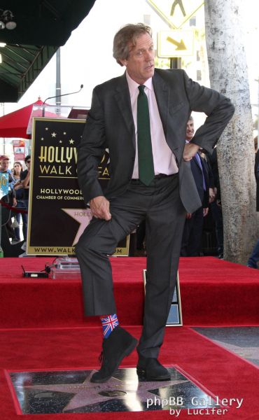 Hugh Laurie honored with star on the Walk of Fame