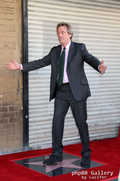 Hugh Laurie honored with star on the Walk of Fame