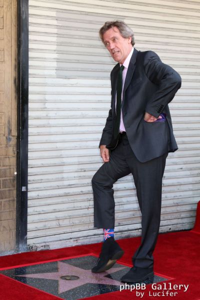 Hugh Laurie honored with star on the Walk of Fame