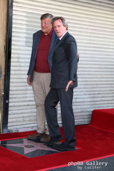 Hugh Laurie honored with star on the Walk of Fame
