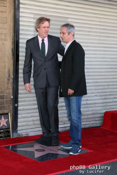 Hugh Laurie honored with star on the Walk of Fame