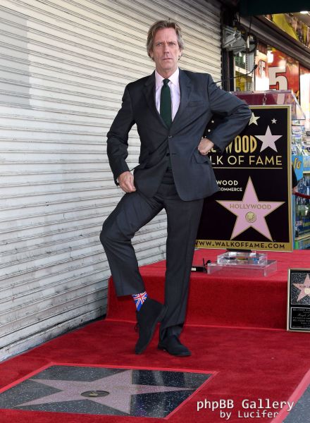 Hugh Laurie honored with star on the Walk of Fame