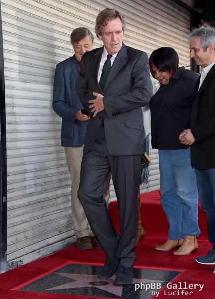 Hugh Laurie honored with star on the Walk of Fame