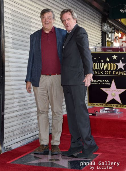 Hugh Laurie honored with star on the Walk of Fame
