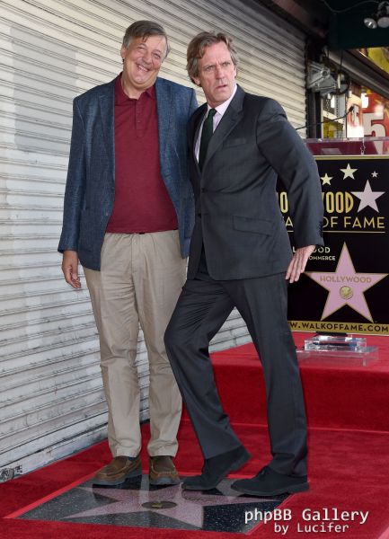 Hugh Laurie honored with star on the Walk of Fame