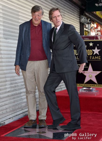 Hugh Laurie honored with star on the Walk of Fame