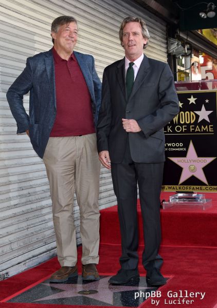 Hugh Laurie honored with star on the Walk of Fame