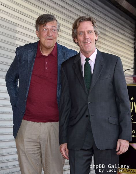Hugh Laurie honored with star on the Walk of Fame