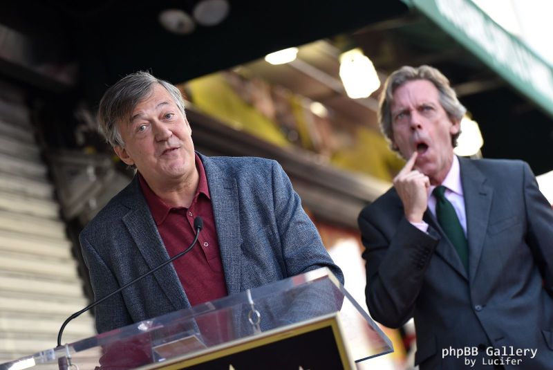 Hugh Laurie honored with star on the Walk of Fame