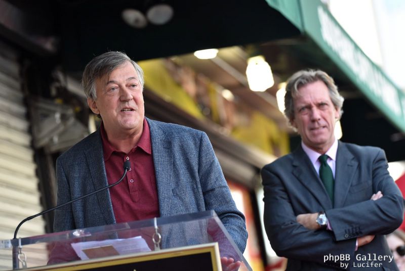 Hugh Laurie honored with star on the Walk of Fame