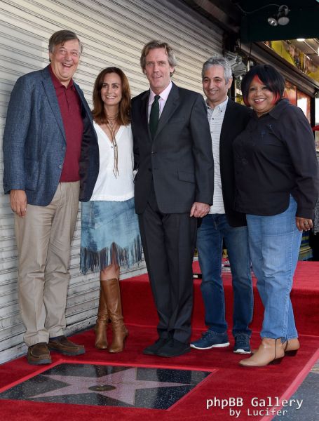 Hugh Laurie honored with star on the Walk of Fame