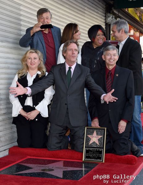 Hugh Laurie honored with star on the Walk of Fame