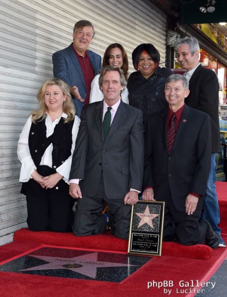 Hugh Laurie honored with star on the Walk of Fame