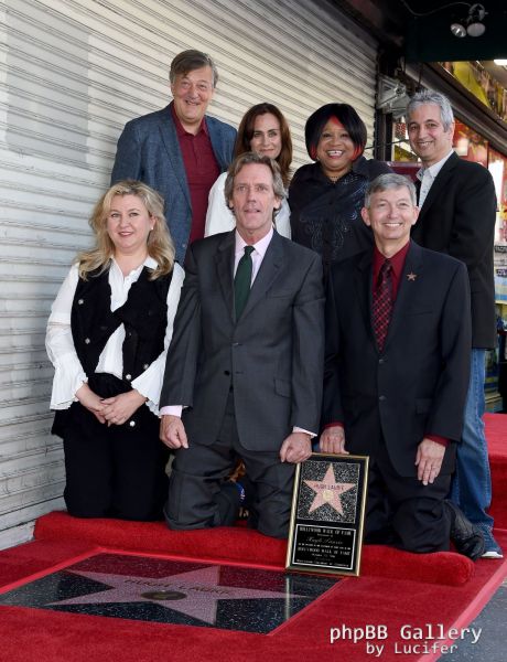 Hugh Laurie honored with star on the Walk of Fame