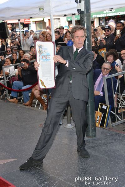 Hugh Laurie honored with star on the Walk of Fame