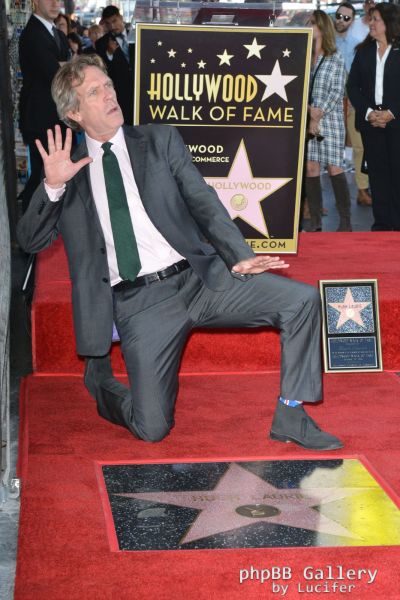 Hugh Laurie honored with star on the Walk of Fame