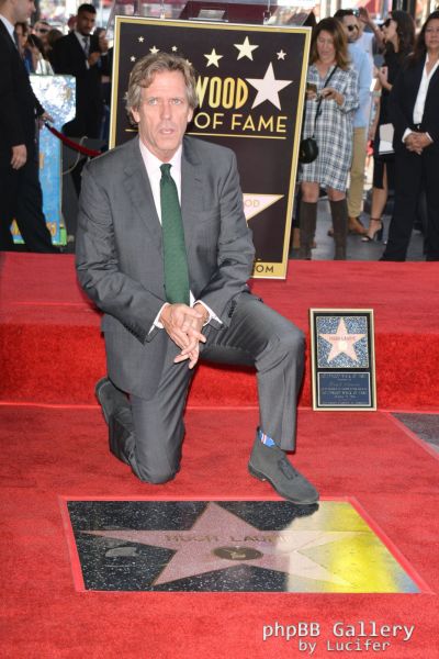 Hugh Laurie honored with star on the Walk of Fame