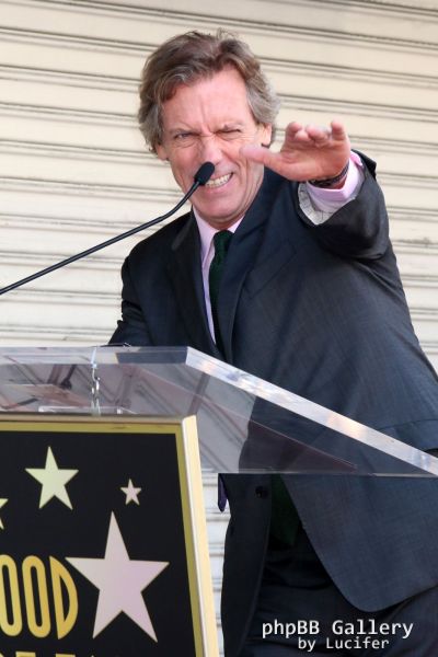 Hugh Laurie honored with star on the Walk of Fame