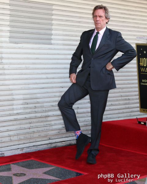 Hugh Laurie honored with star on the Walk of Fame
