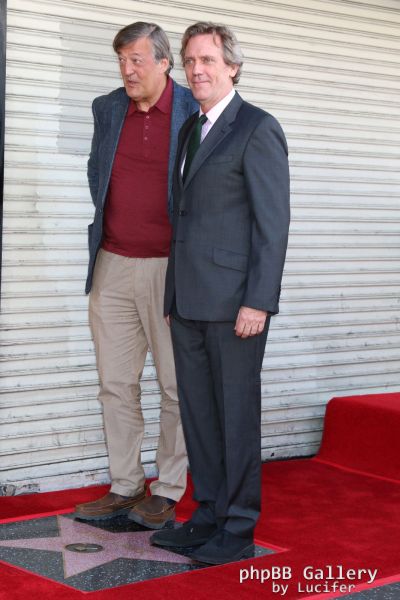 Hugh Laurie honored with star on the Walk of Fame