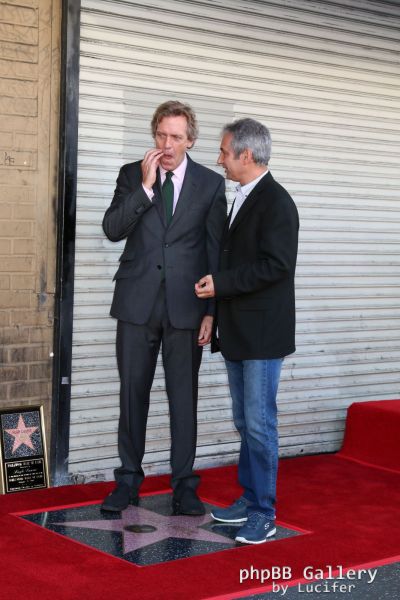 Hugh Laurie honored with star on the Walk of Fame