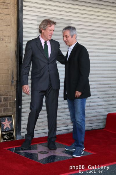 Hugh Laurie honored with star on the Walk of Fame