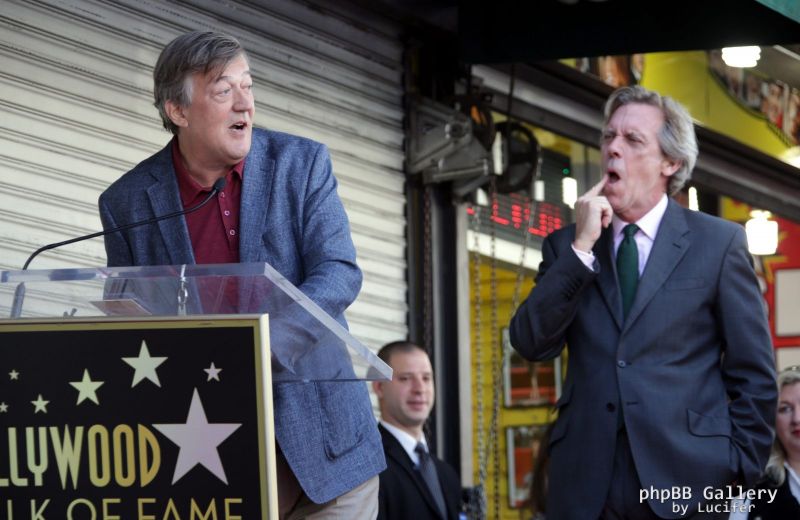 Hugh Laurie honored with star on the Walk of Fame