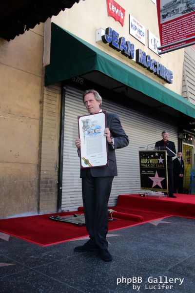 Hugh Laurie honored with star on the Walk of Fame