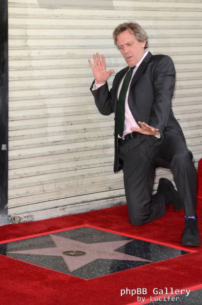 Hugh Laurie honored with star on the Walk of Fame
