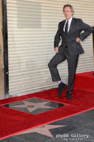 Hugh Laurie honored with star on the Walk of Fame