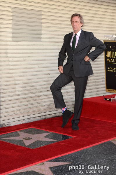 Hugh Laurie honored with star on the Walk of Fame
