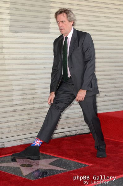 Hugh Laurie honored with star on the Walk of Fame