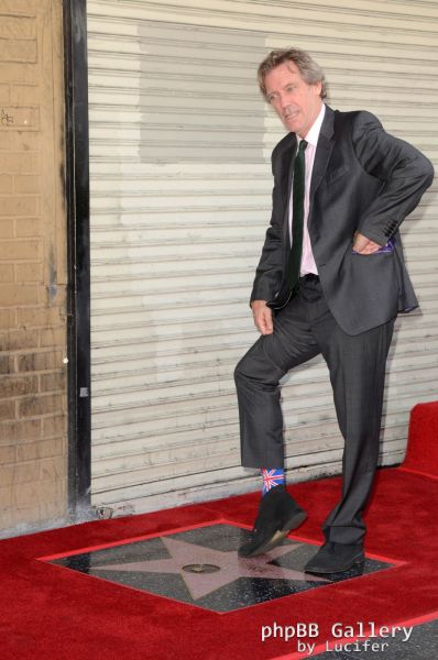 Hugh Laurie honored with star on the Walk of Fame