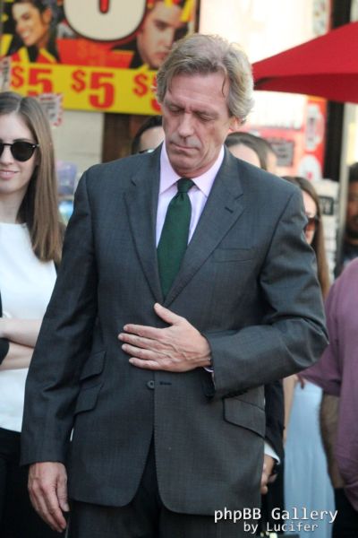 Hugh Laurie honored with star on the Walk of Fame
