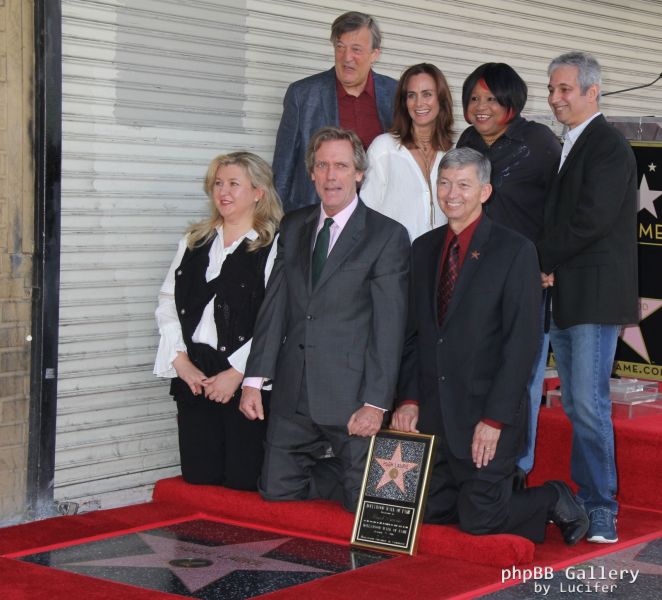 Hugh Laurie honored with star on the Walk of Fame