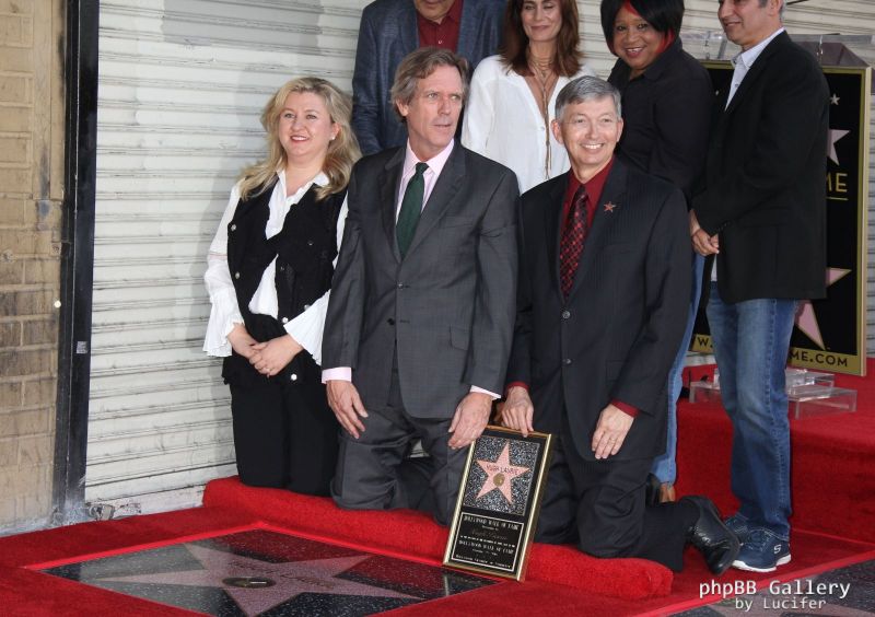 Hugh Laurie honored with star on the Walk of Fame