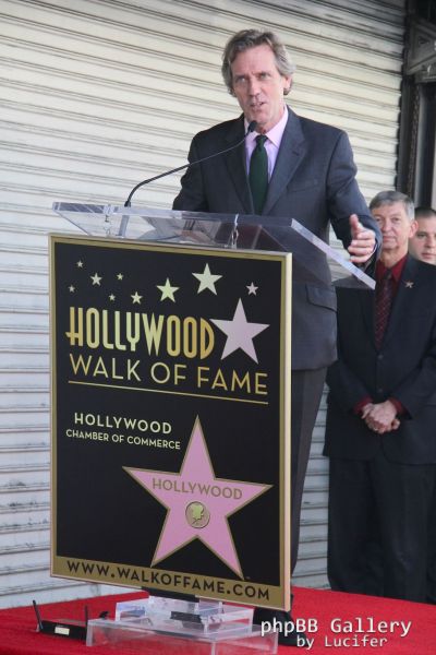 Hugh Laurie honored with star on the Walk of Fame