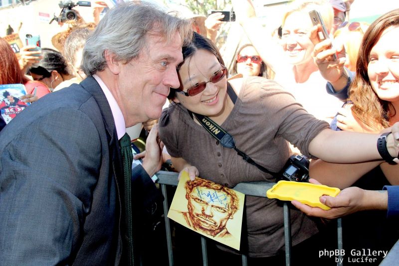 Hugh Laurie honored with star on the Walk of Fame