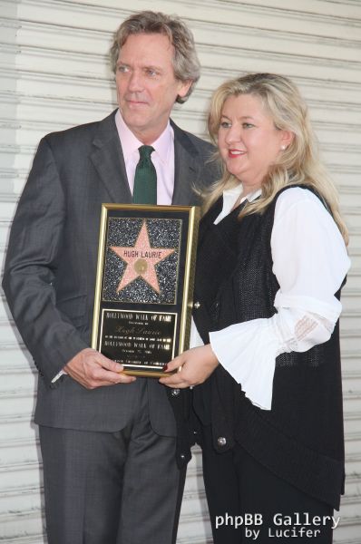Hugh Laurie honored with star on the Walk of Fame