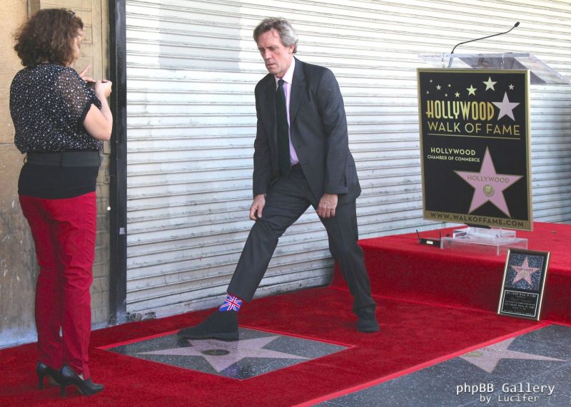 Hugh Laurie honored with star on the Walk of Fame