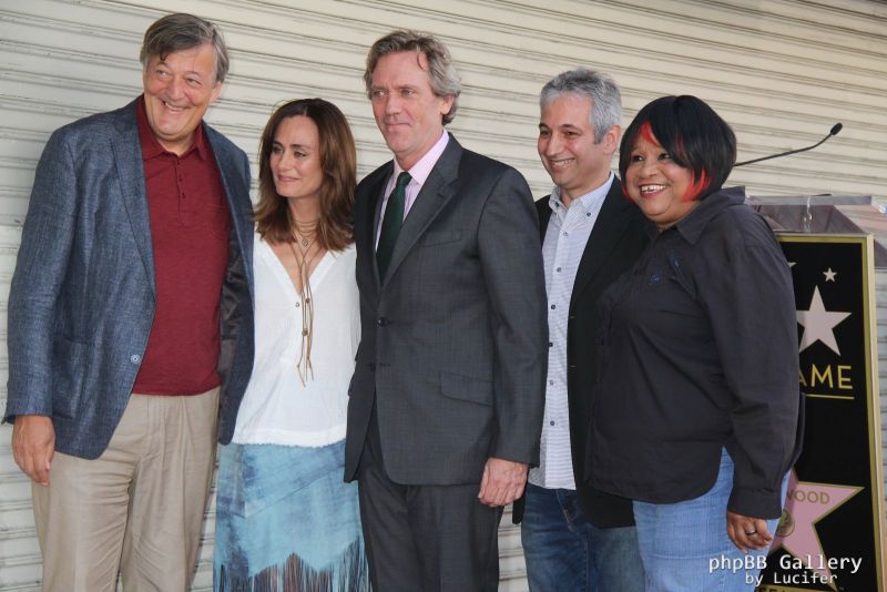Hugh Laurie honored with star on the Walk of Fame
