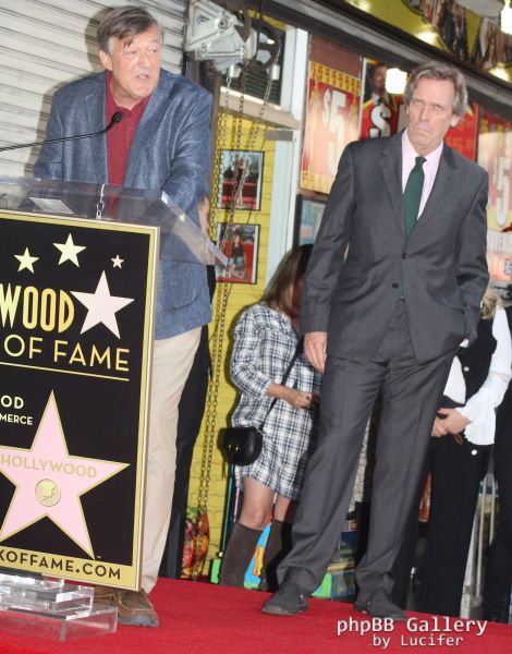 Hugh Laurie honored with star on the Walk of Fame