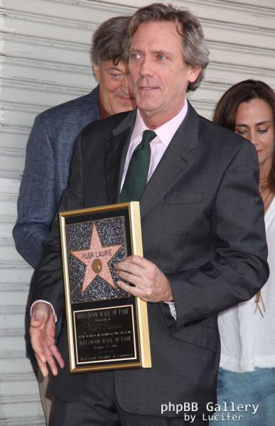 Hugh Laurie honored with star on the Walk of Fame