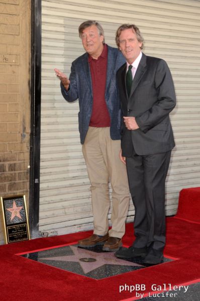 Hugh Laurie honored with star on the Walk of Fame