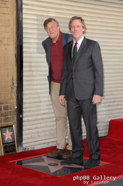Hugh Laurie honored with star on the Walk of Fame