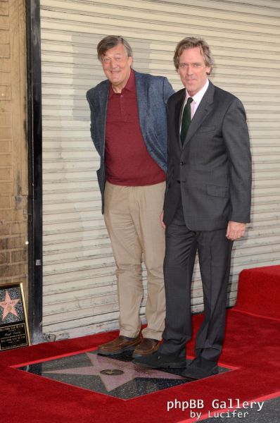 Hugh Laurie honored with star on the Walk of Fame