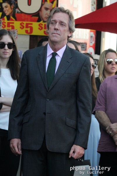 Hugh Laurie honored with star on the Walk of Fame